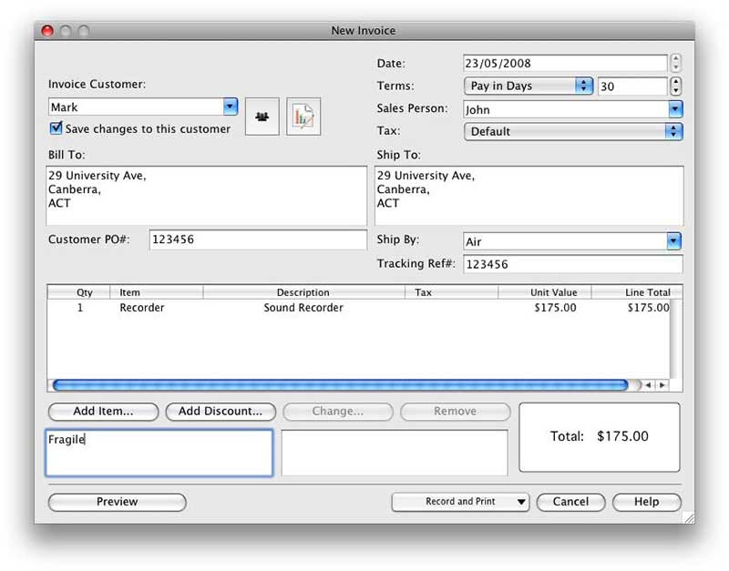 Free Invoice And Accounting Software For Mac